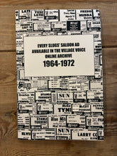 Load image into Gallery viewer, EVERY SLUGS' SALOON AD AVAILABLE IN THE VILLAGE VOICE ONLINE ARCHIVE, 1964-1972