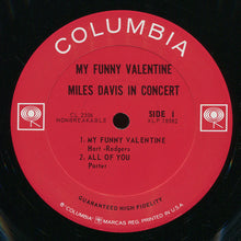 Load image into Gallery viewer, Miles Davis – My Funny Valentine - Miles Davis In Concert