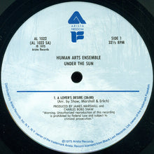 Load image into Gallery viewer, Human Arts Ensemble* With Oliver Lake &amp; Lester Bowie – Under The Sun