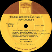 Load image into Gallery viewer, Stevie Wonder – Fulfillingness' First Finale
