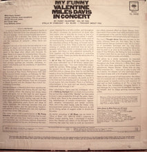Load image into Gallery viewer, Miles Davis – My Funny Valentine - Miles Davis In Concert