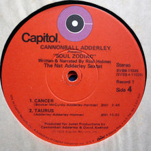 Load image into Gallery viewer, Cannonball Adderley Written And Narrated By Rick Holmes / The Nat Adderley Sextet – Soul Zodiac