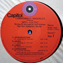 Load image into Gallery viewer, Cannonball Adderley Written And Narrated By Rick Holmes / The Nat Adderley Sextet – Soul Zodiac