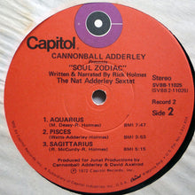 Load image into Gallery viewer, Cannonball Adderley Written And Narrated By Rick Holmes / The Nat Adderley Sextet – Soul Zodiac