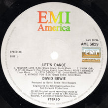Load image into Gallery viewer, David Bowie – Let's Dance