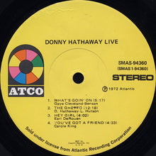 Load image into Gallery viewer, Donny Hathaway – Live