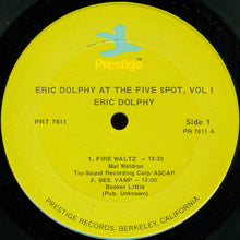 Load image into Gallery viewer, Eric Dolphy – At The Five Spot, Vol. 1