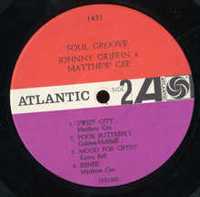 Load image into Gallery viewer, Johnny Griffin &amp; Matthew Gee – Soul Groove