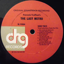 Load image into Gallery viewer, Georges Delerue – Francois Truffaut's The Last Metro (Original Soundtrack Recording)