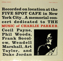Load image into Gallery viewer, Cecil Payne, Phil Woods, Frank Socolow, Wendell Marshall, Art Taylor, Duke Jordan – A Night At The Five Spot
