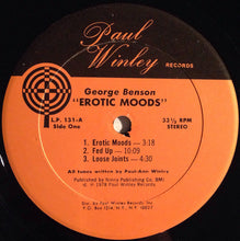 Load image into Gallery viewer, George Benson With The Harlem Underground Band – Erotic Moods