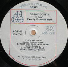 Load image into Gallery viewer, Gerry Goffin – It Ain't Exactly Entertainment