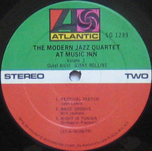 Load image into Gallery viewer, The Modern Jazz Quartet Guest Artist: Sonny Rollins – The Modern Jazz Quartet At Music Inn — Volume 2