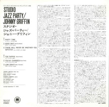Load image into Gallery viewer, Johnny Griffin – Studio Jazz Party