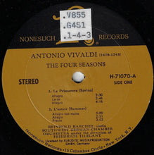 Load image into Gallery viewer, Antonio Vivaldi, Reinhold Barchet, Southwest German Chamber Orchestra* Under The Direction Of Friedrich Tilegant – The Four Seasons