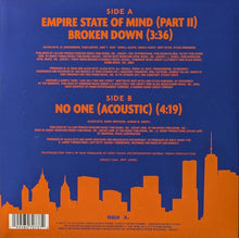 Load image into Gallery viewer, Alicia Keys – Empire State Of Mind (Part II) Broken Down / No One (Acoustic)