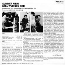 Load image into Gallery viewer, Mike Wofford Trio – Summer Night