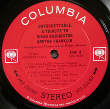 Load image into Gallery viewer, Aretha Franklin – Unforgettable (A Tribute To Dinah Washington)