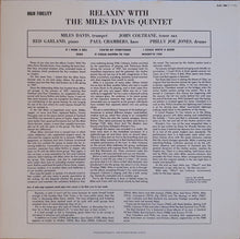 Load image into Gallery viewer, The Miles Davis Quintet – Relaxin' With The Miles Davis Quintet