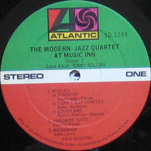 Load image into Gallery viewer, The Modern Jazz Quartet Guest Artist: Sonny Rollins – The Modern Jazz Quartet At Music Inn — Volume 2