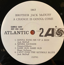Load image into Gallery viewer, Brother Jack McDuff – A Change Is Gonna Come