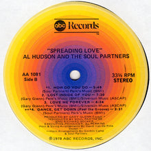 Load image into Gallery viewer, Al Hudson And The Soul Partners – Spreading Love