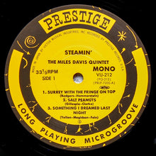 Load image into Gallery viewer, The Miles Davis Quintet – Steamin' With The Miles Davis Quintet