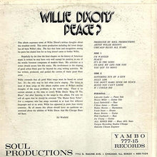 Load image into Gallery viewer, Willie Dixon – Peace?