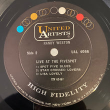 Load image into Gallery viewer, Randy Weston – Live At The Fivespot