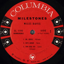 Load image into Gallery viewer, Miles Davis – Milestones