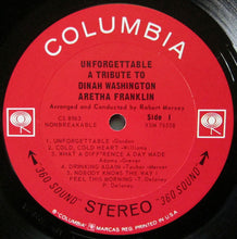 Load image into Gallery viewer, Aretha Franklin – Unforgettable (A Tribute To Dinah Washington)