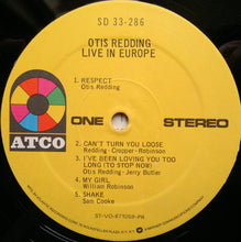 Load image into Gallery viewer, Otis Redding – Otis Redding Live In Europe