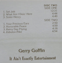 Load image into Gallery viewer, Gerry Goffin – It Ain't Exactly Entertainment