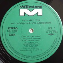 Load image into Gallery viewer, Milt Jackson And Wes Montgomery = ミルト・ジャクソン &amp; ウェス・モンゴメリー – Bags Meets Wes! = バグス・ミーツ・ウェス