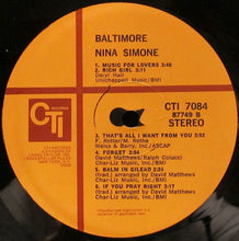 Load image into Gallery viewer, Nina Simone – Baltimore