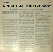 Load image into Gallery viewer, Cecil Payne, Phil Woods, Frank Socolow, Wendell Marshall, Art Taylor, Duke Jordan – A Night At The Five Spot