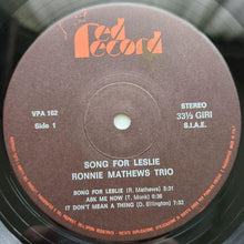 Load image into Gallery viewer, Ronnie Mathews, Ray Drummond, Kenny Washington – Song For Leslie