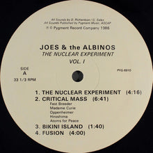 Load image into Gallery viewer, Joes &amp; The Albinos – The Nuclear Experiment / Peace In The Community