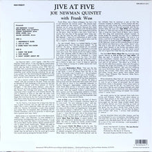 Load image into Gallery viewer, The Joe Newman Quintet* Featuring Frank Wess – Jive At Five
