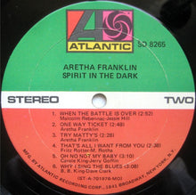 Load image into Gallery viewer, Aretha Franklin – Spirit In The Dark