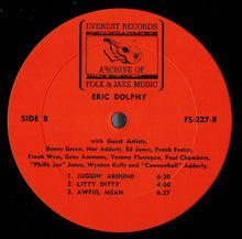 Load image into Gallery viewer, Eric Dolphy Guest Artist "Cannonball" Adderly – Eric Dolphy