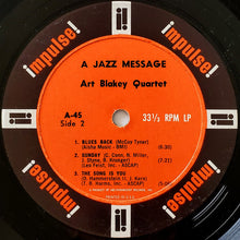 Load image into Gallery viewer, Art Blakey Quartet – A Jazz Message