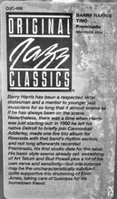 Load image into Gallery viewer, Barry Harris Trio – Preminado