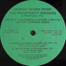 Load image into Gallery viewer, The Prosperity Singers Of Washington, D.C. With Rev. Norman Weeks – There's A Blessing In Store For You