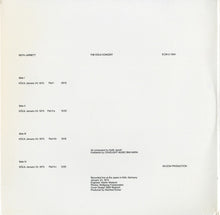 Load image into Gallery viewer, Keith Jarrett – The Köln Concert