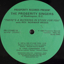 Load image into Gallery viewer, The Prosperity Singers Of Washington, D.C. With Rev. Norman Weeks – There's A Blessing In Store For You