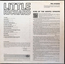 Load image into Gallery viewer, Little Richard Accompanied By The Quincy Jones Orchestra* With The Howard Roberts Chorale – The King Of The Gospel Singers: Little Richard