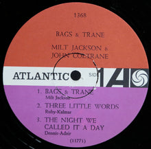 Load image into Gallery viewer, Milt Jackson &amp; John Coltrane – Bags &amp; Trane