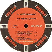 Load image into Gallery viewer, Art Blakey Quartet – A Jazz Message